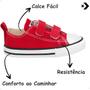 Imagem de Tênis Infantil Converse Original Chuck Taylor Calce Fácil Duplo Vermelho