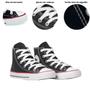 Imagem de Tênis Infantil Converse Original Chuck Taylor Canvas Cano Alto Preto