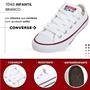 Imagem de Tênis Infantil Converse Original Chuck Taylor Canvas Cano Baixo Lona Branco