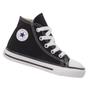 Imagem de Tênis Infantil Converse Original Chuck Taylor Criança Canvas Cano Alto Lona Preto