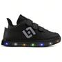 Imagem de Tenis Infantil De Led Casual Escolar Sapatenis Meninos Street Calce Facil + Oculos
