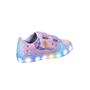 Imagem de Tênis Infantil De Led Feminino Casual Desenho Sereia +Pulseira+Óculos+Relógio+Bolsa Calda Sereia