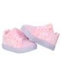 Imagem de Tenis Infantil de Led Luz Glitter Feminino  Branco Coração ou Rosa Borboleta