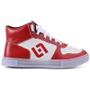 Imagem de Tenis Infantil De Led Meninos Botinha Cano Alto Escolar Casual Basico + Chinelo