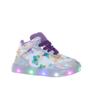 Imagem de Tenis Infantil de Menina Luz Led Holografica + Chinelo Borboleta com Luz e Pulseira