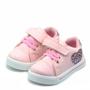 Imagem de Tenis infantil femininino com glitter rosa coração