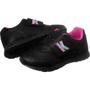 Imagem de Tênis Infantil Feminino Bordado Preto Pink Escolar Kidstep