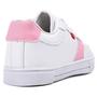 Imagem de Tênis Infantil  Feminino Casual Sneaker Sapatenis Original Menina - Branco/Rosa + Oculos