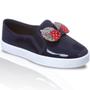 Imagem de Tênis Infantil Feminino Escolar Slip On Sapato Menina