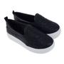 Imagem de Tênis Infantil Feminino Pink Cats Slip On Rives Preto - V410