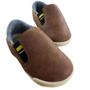 Imagem de Tênis Infantil Kidy Colors Slip On Com Elástico Marrom Escola Colégio Original Menino Masculino Conforto