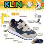 Imagem de Tênis Infantil Klin Walk Masculino Palmilha Anatômica Sem Cadarço De Menino 216101
