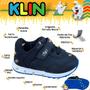 Imagem de Tênis Infantil Masculino Anatômico Klin Walk Baby Menino Sem Cadarço Lançamento 453103