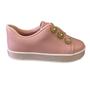 Imagem de Tenis Infantil Menina Casual/Retro Com Florzinhas em Strass Molekinha 2131.120