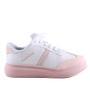 Imagem de Tênis Infantil Menina Pink Cats Casual V4641 Rosa Branco