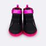 Imagem de Tênis Infantil Menina Sneaker Pampili Led- Preto/Pink