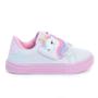 Imagem de Tenis Infantil Menina Unicornio Branco Rosa Casual