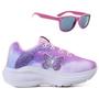 Imagem de Tenis Infantil Meninas Personagem Casual Escolar + Oculos