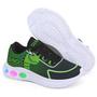 Imagem de Tenis Infantil Menino Com Luz Led Dino Luminoso Colegial