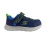 Imagem de Tênis Infantil Menino Skechers 407305 Azul Marinho/Verde Limao