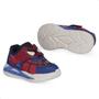 Imagem de Tenis Infantil Mini Pe Vecro Escolar Led Luz Sonic Stitch Spider-man