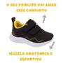 Imagem de Tênis Infantil New Sport Klin Menino Anatômico tiras autocolantes Confortável