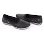 Imagem de Tênis Kolosh Feminino Slip-On Calce Fácil Microfuros Preto