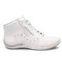 Imagem de Tênis Kolosh Feminino Slip-On Calce Fácil Zíper Cano Médio Off-White