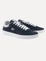 Imagem de Tênis Lacoste Masculino Couro Suede Baseshot Nvy/Wht Azu Marinho