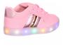 Imagem de Tenis Led Luz pisca Feminino infantil menina rosa ou branco