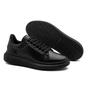 Imagem de Tenis Masculino Sapatenis Classico Couro Legitimo Confortavel 37 a 44 Preto