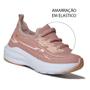 Imagem de Tenis meia infantil feminino barato r1032 - rosa - menina + chinelo