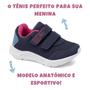 Imagem de Tênis Menina New Sport Conforto Klin Infantil Anatômico Moda