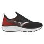 Imagem de Tênis Mizuno Cool Ride 2 Corrida Preto e Vermelho - Masculino