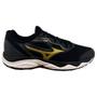 Imagem de Tênis Mizuno Hawk 4 Masculino - Preto-Dourado