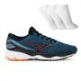 Imagem de Tênis Mizuno Wave Falcon 5 Masculino + 3 Pares de Meias