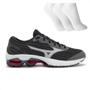 Imagem de Tênis Mizuno Wave Frontier 13 Masculino + 3 Pares de Meias