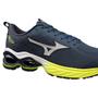 Imagem de Tênis Mizuno Wave Frontier 15 Azul Noite / Verde