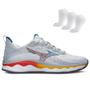 Imagem de Tênis Mizuno Wave Fujin Masculino + 3 Pares de Meias