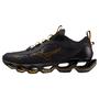 Imagem de Tênis Mizuno Wave Prophecy 13 - Masculino - Preto-Dourado