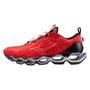 Imagem de Tênis Mizuno Wave Prophecy 13 - Masculino - Vermelho-Prata