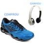 Imagem de Tênis Mizuno Wave Prophecy 8 - Masculino - 45 - Azul/Preto