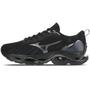 Imagem de Tênis Mizuno Wave Stratos 2 - Masculino - Preto-Preto