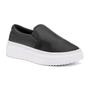 Imagem de Tênis Mocassim Feminino Slip On Com Brilho Preto