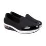 Imagem de Tênis Modare Feminino Slip On Preto Conforto