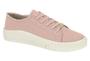 Imagem de Tênis Moleca Casual Desfiado de  Lona 5745.101 Feminino-Rosa