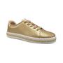 Imagem de Tênis Moleca Feminino Casual Napa Metalizado Dourado Trançado 5790.100