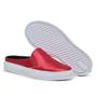 Imagem de Tênis Mule Feminino Slip On Calcanhar Aberto Babuche Vermelho