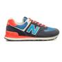 Imagem de Tênis New Balance 574v2 Unissex Preto Vermelho Azul