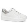 Tenis pegada 212103 01 branco+prata Imagem de Tenis pegada 212103 01 branco+prata